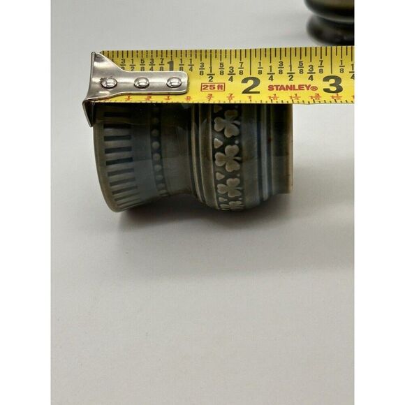 Wade‎ Irish Porcelain Two Miniature Posy Vases  Made in Ireland shamrock MINI - Picture 10 of 11